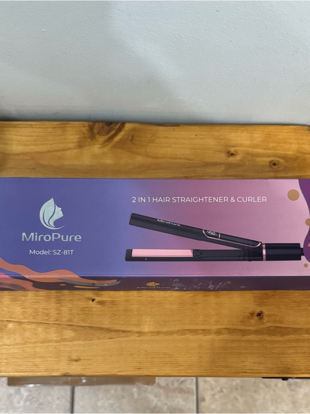 MiroPure 2 in 1 Hair Straightener Curler SZ-81T